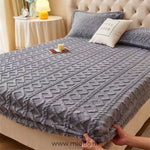 Gemütliches Fleece-Bettlaken-Set | Weich und warm mit Gratis-Kissenbezügen!