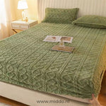 Gemütliches Fleece-Bettlaken-Set | Weich und warm mit Gratis-Kissenbezügen!