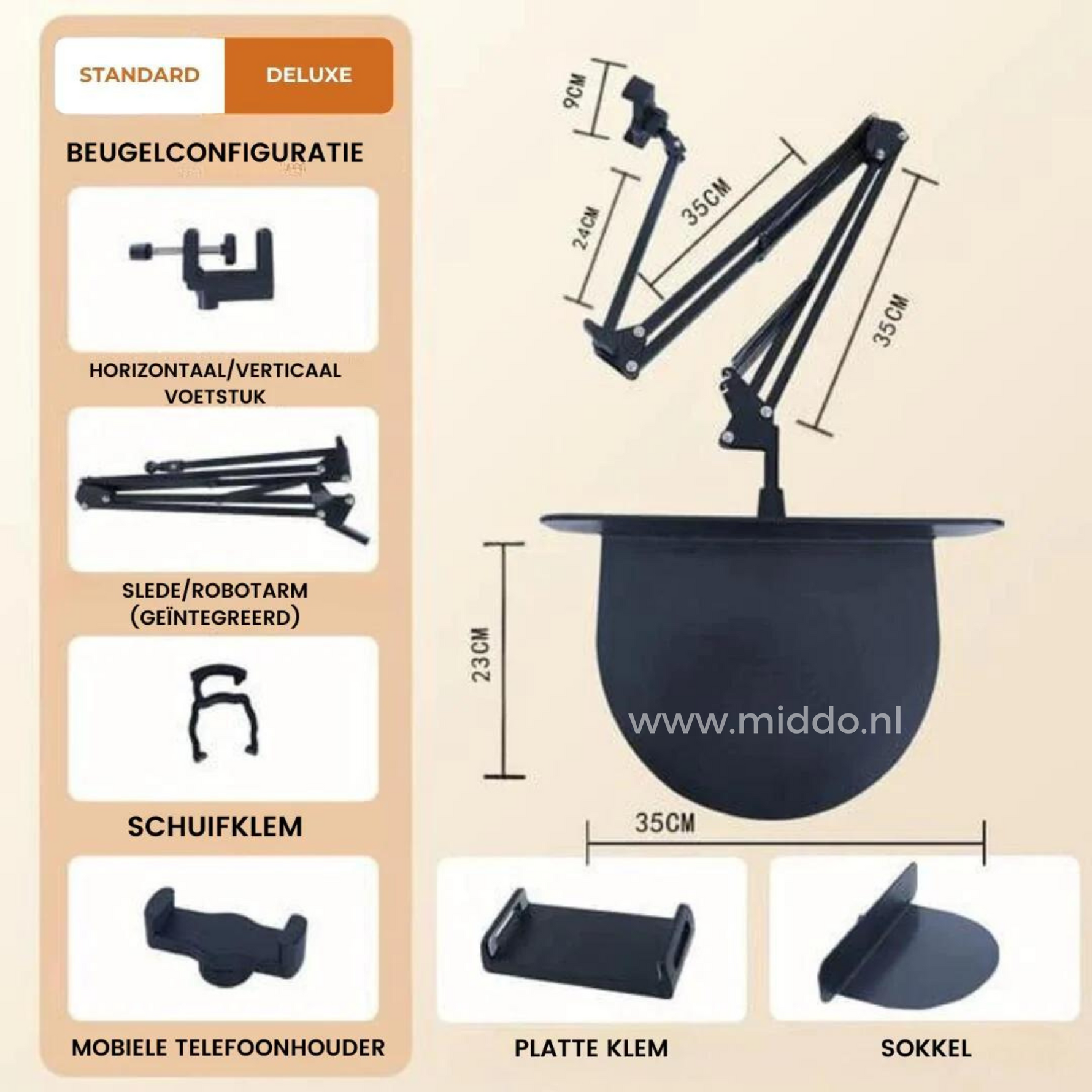 Ergonomischer Tablet- und Smartphone-Halter | Komfortabel Sitzen ohne Schmerzen