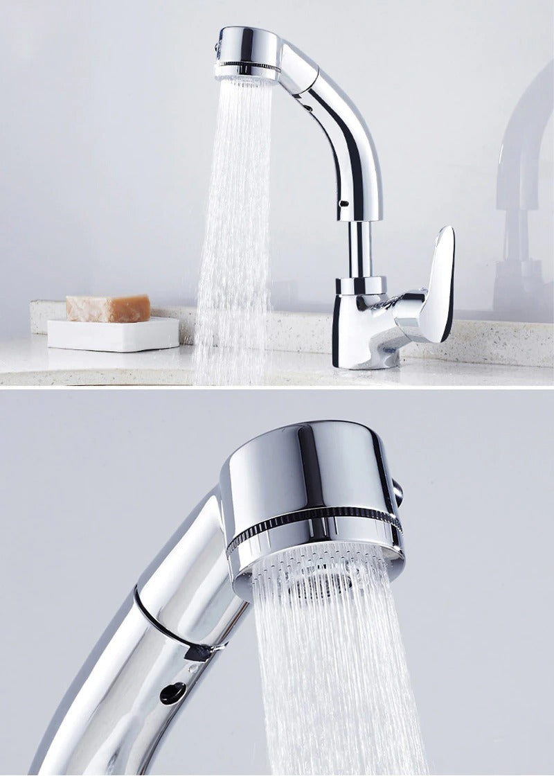 Elegante Ausziehbare Badarmatur für Modernes Design