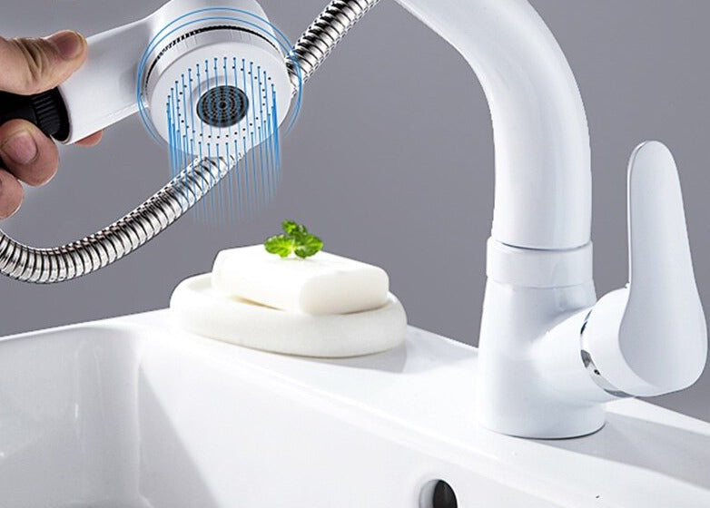 Elegante Ausziehbare Badarmatur für Modernes Design