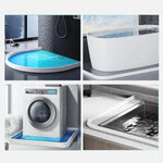 Flexible water barrier for showers