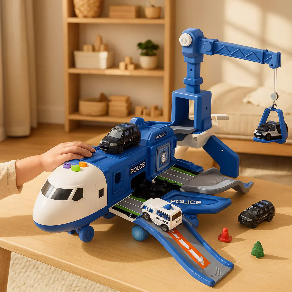 Creative Aircraft and Vehicle Playset for Kids