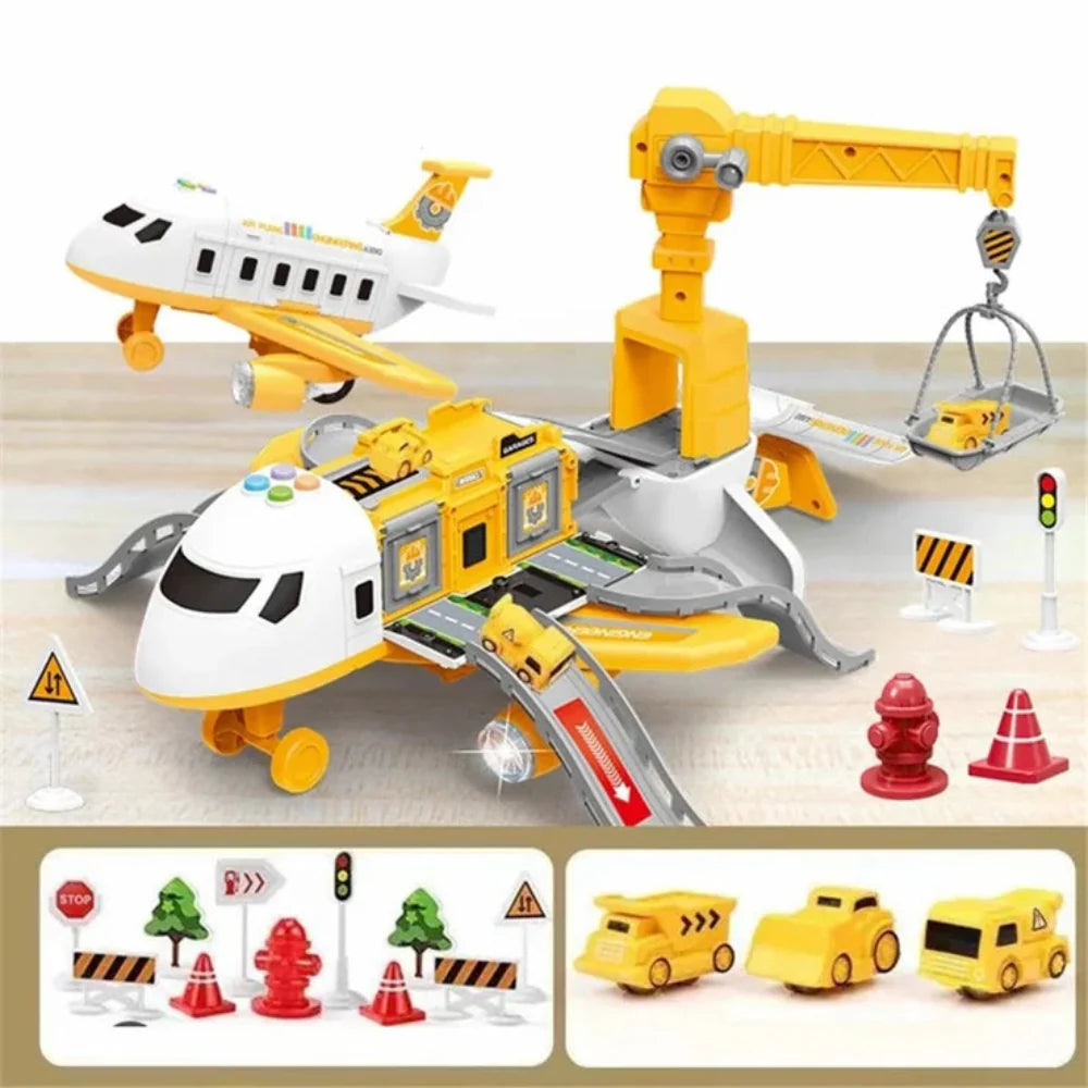 Creative Aircraft and Vehicle Playset for Kids