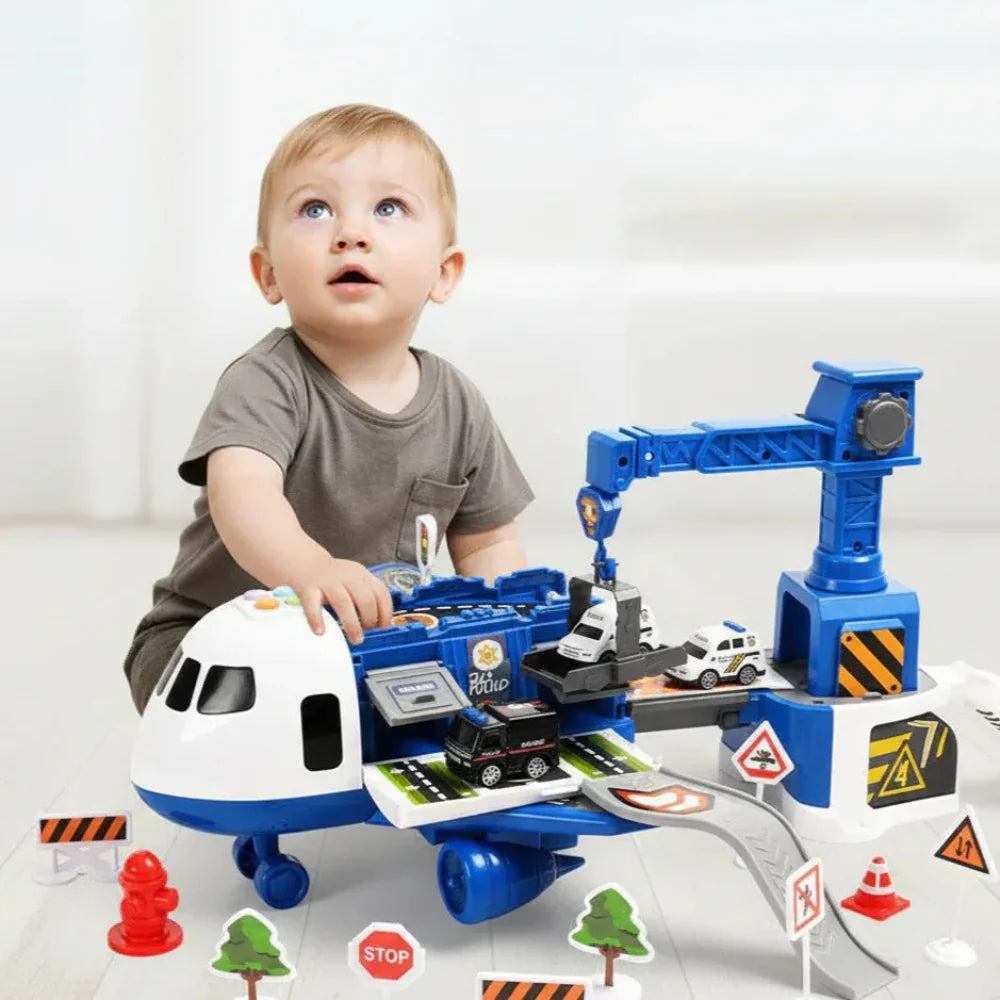 Creative Aircraft and Vehicle Playset for Kids