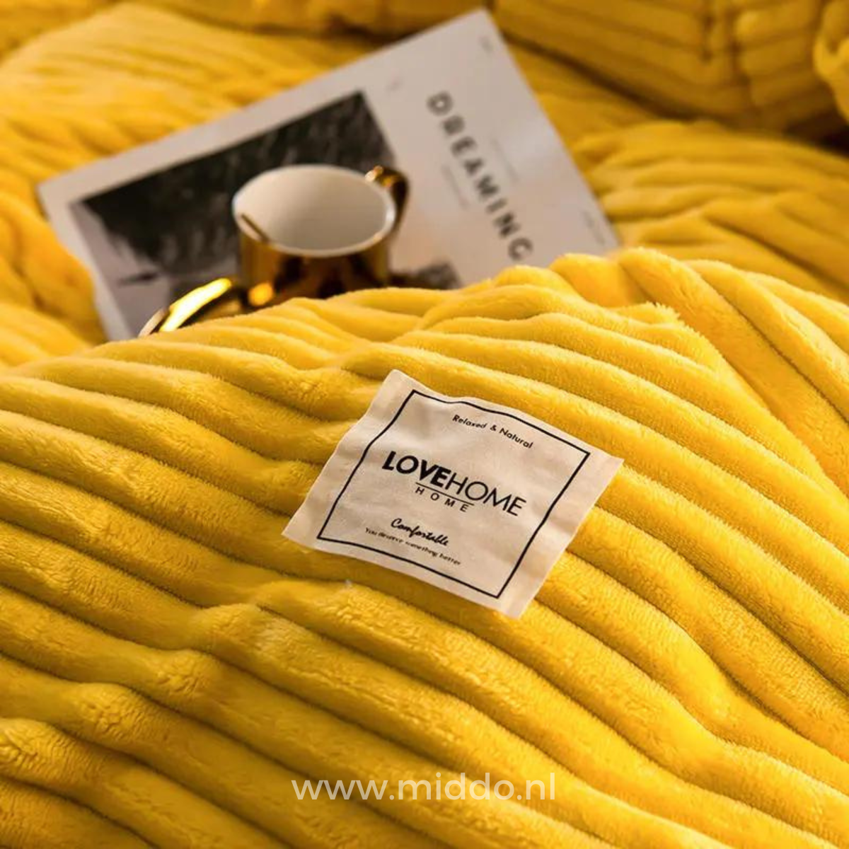 WohlfühlNest | 3-teiliges Fleece-Bettwäsche-Set für den Winter