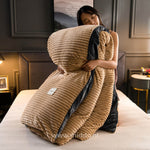 WohlfühlNest | 3-teiliges Fleece-Bettwäsche-Set für den Winter