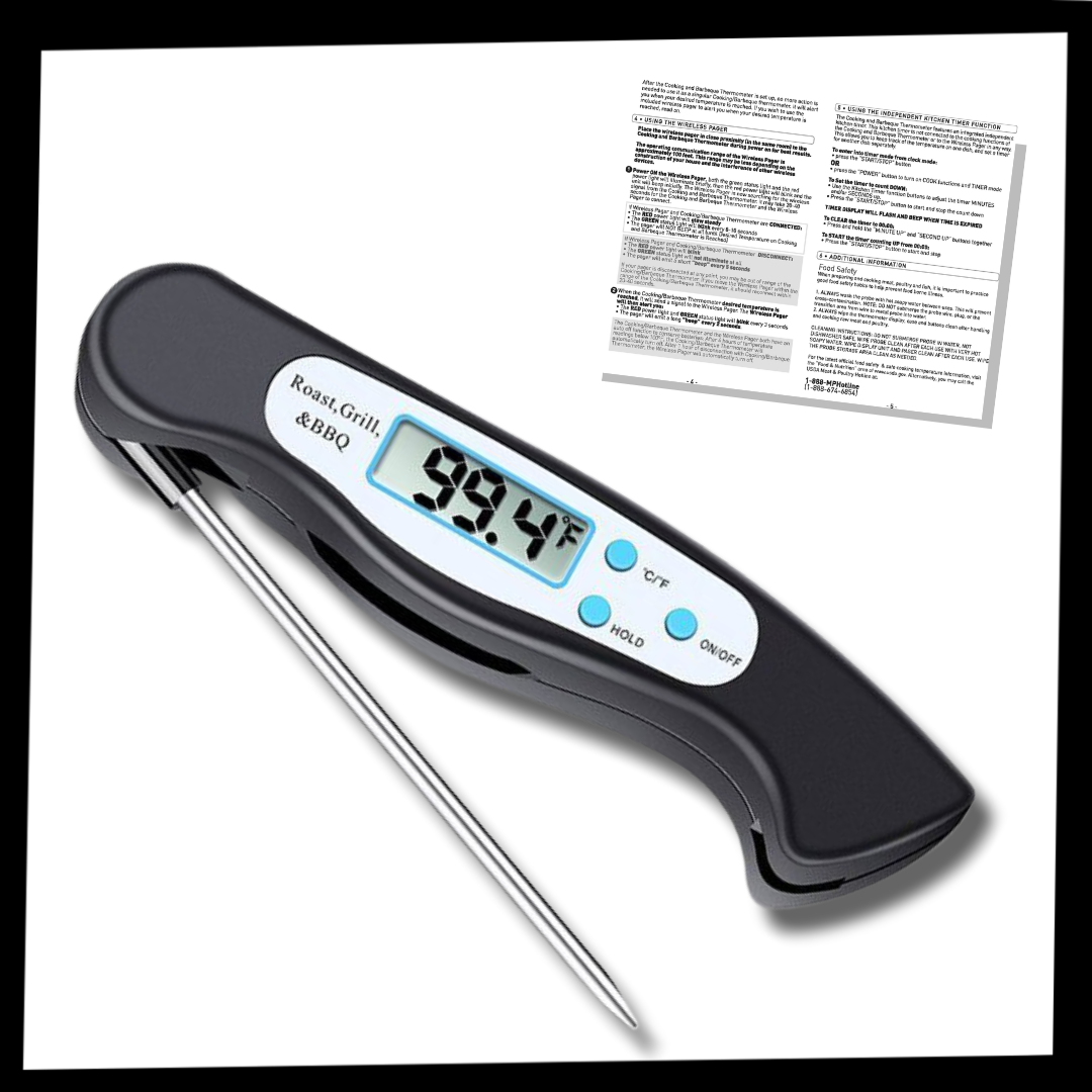 Präzises Handthermometer für Ihre Küche – Schnelle Ergebnisse