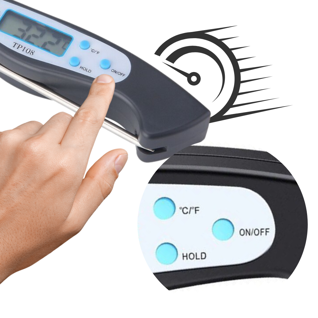 Präzises Handthermometer für Ihre Küche – Schnelle Ergebnisse