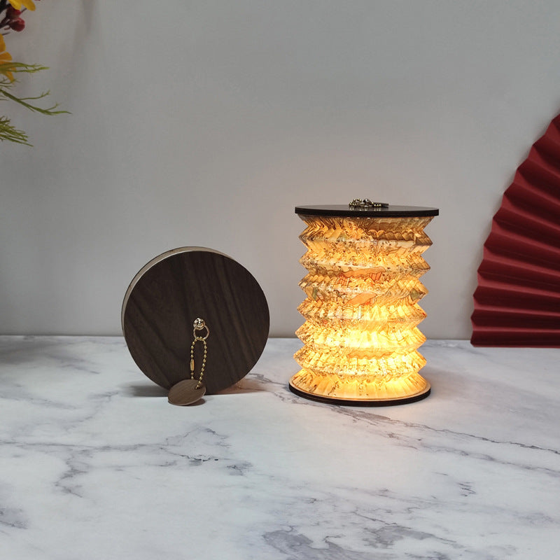 Faltbare Lotuslampe – Bunte USB LED Tischleuchte für Dein Zuhause
