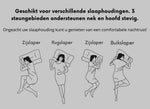 Neck support pillow for restful sleep