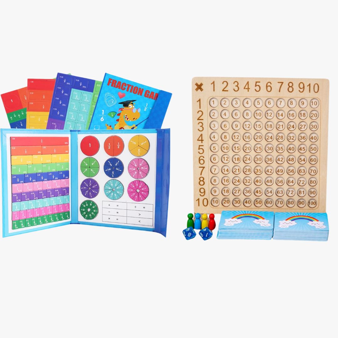 Fraction Game - Magnetisches Bruchpuzzle für Kinder