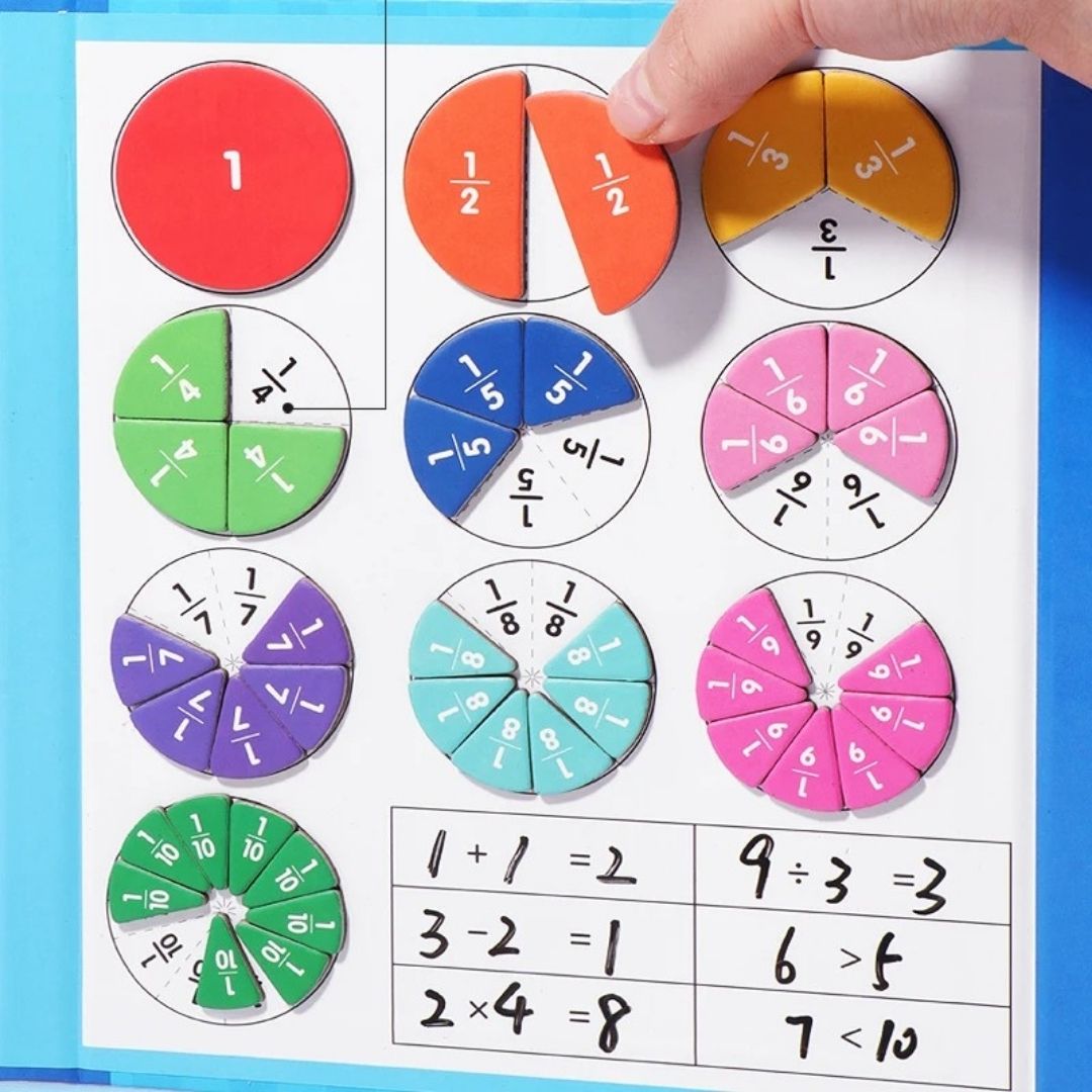 Fraction Game - Magnetisches Bruchpuzzle für Kinder