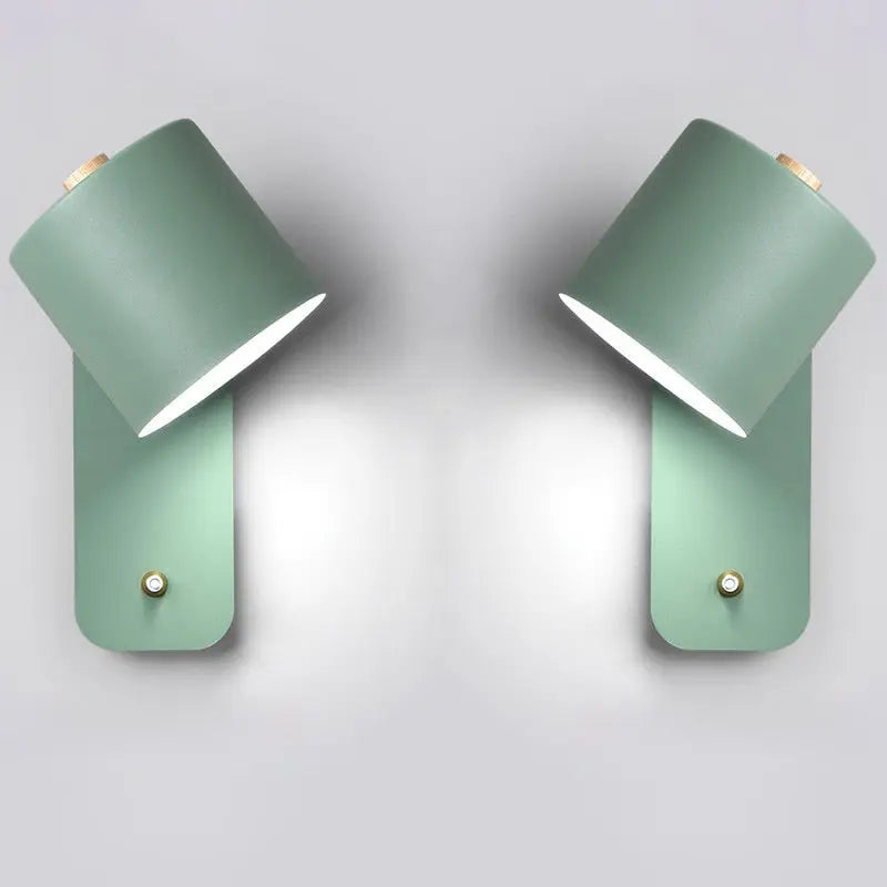 Elegant set of 2 wall lamps with LED technology