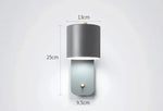 Elegant set of 2 wall lamps with LED technology