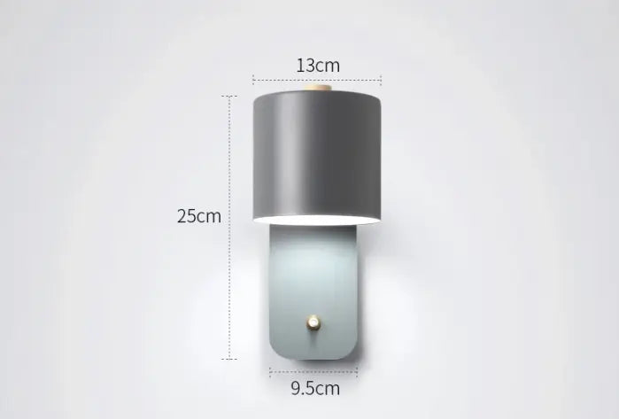 Elegant set of 2 wall lamps with LED technology