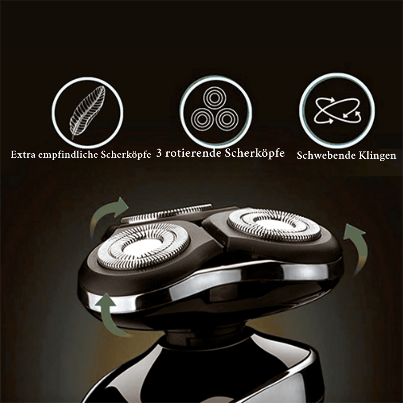 Waterproof Z-Shaver – Rechargeable and skin-friendly for wet and dry shaving