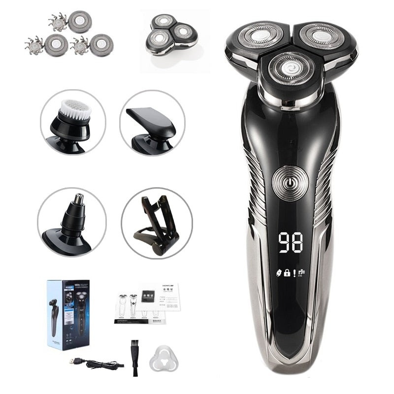Waterproof Z-Shaver – Rechargeable and skin-friendly for wet and dry shaving