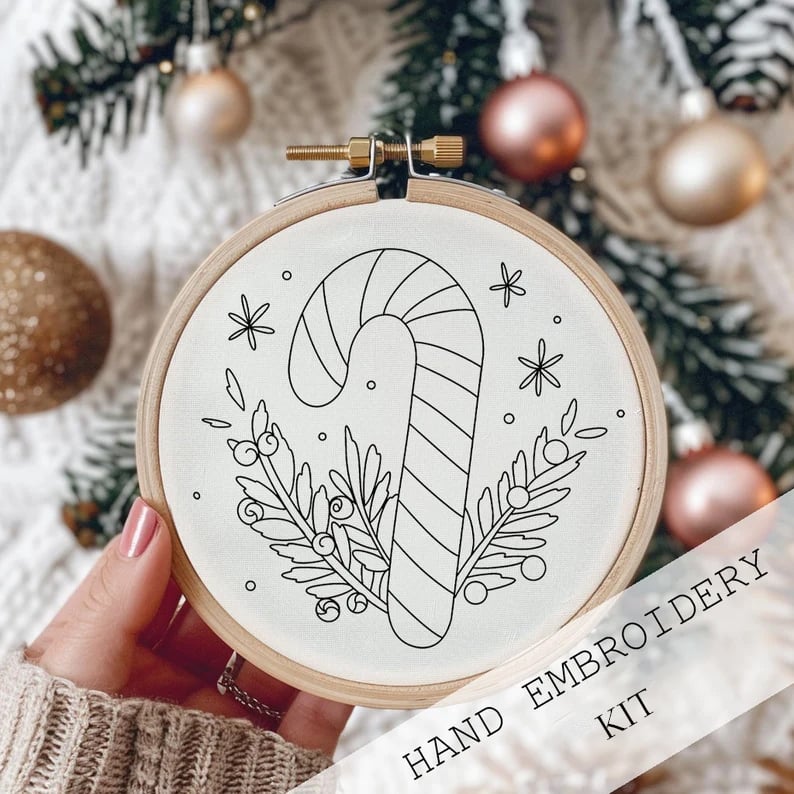 Winterzauber: Kreativset für eine festliche Stickerei