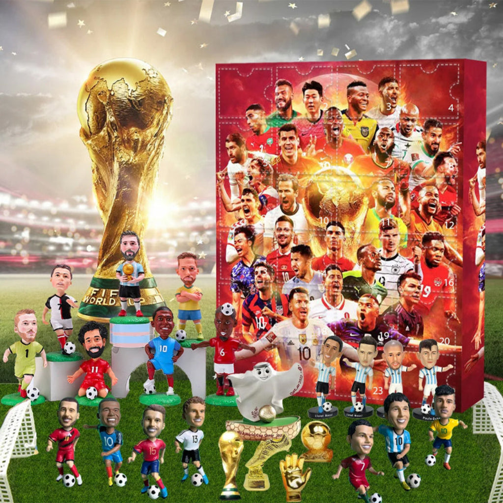 Advent Calendar with Football Figures: 24 Surprises for Fans