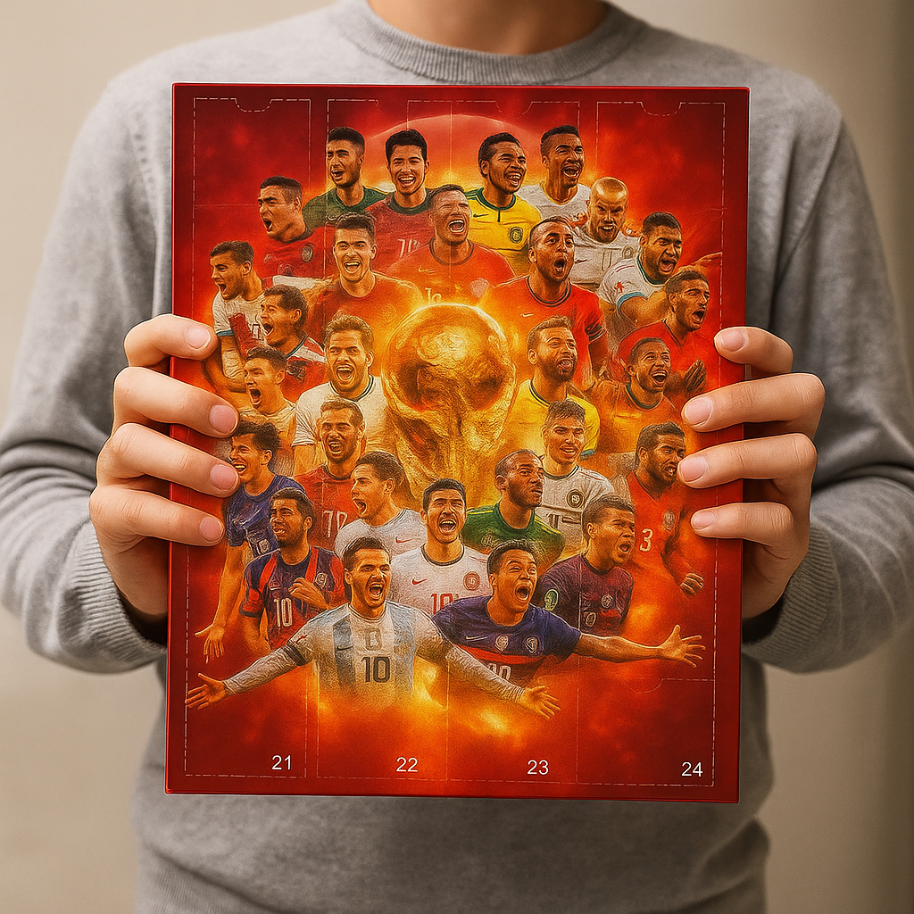 Advent Calendar with Football Figures: 24 Surprises for Fans