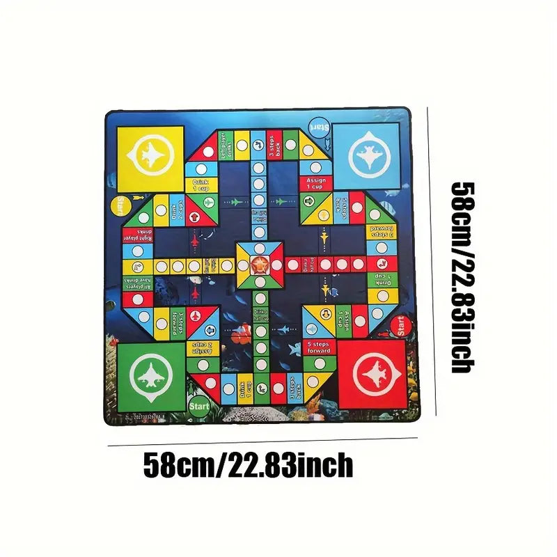 Spaßiges und Interaktives Trinkspiel-Set mit Fliegendem Schach