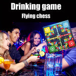 Spaßiges und Interaktives Trinkspiel-Set mit Fliegendem Schach
