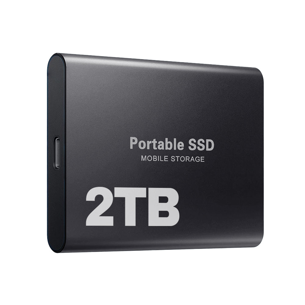 2TB Hochgeschwindigkeits-SSD mit USB-C 3.1 - Schneller Speicher