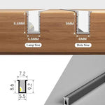 Elegant LED Under-Cabinet Light with Adjustable Length