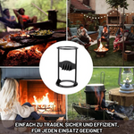 HolzMeister Pro Holzspalter | Tragbarer und effizienter Gusseisen-Holzspalter