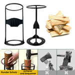 HolzMeister Pro Holzspalter | Tragbarer und effizienter Gusseisen-Holzspalter