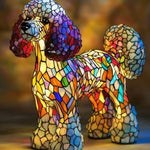 Dog Light Figure | Artistic LED Night Light for Animal Lovers