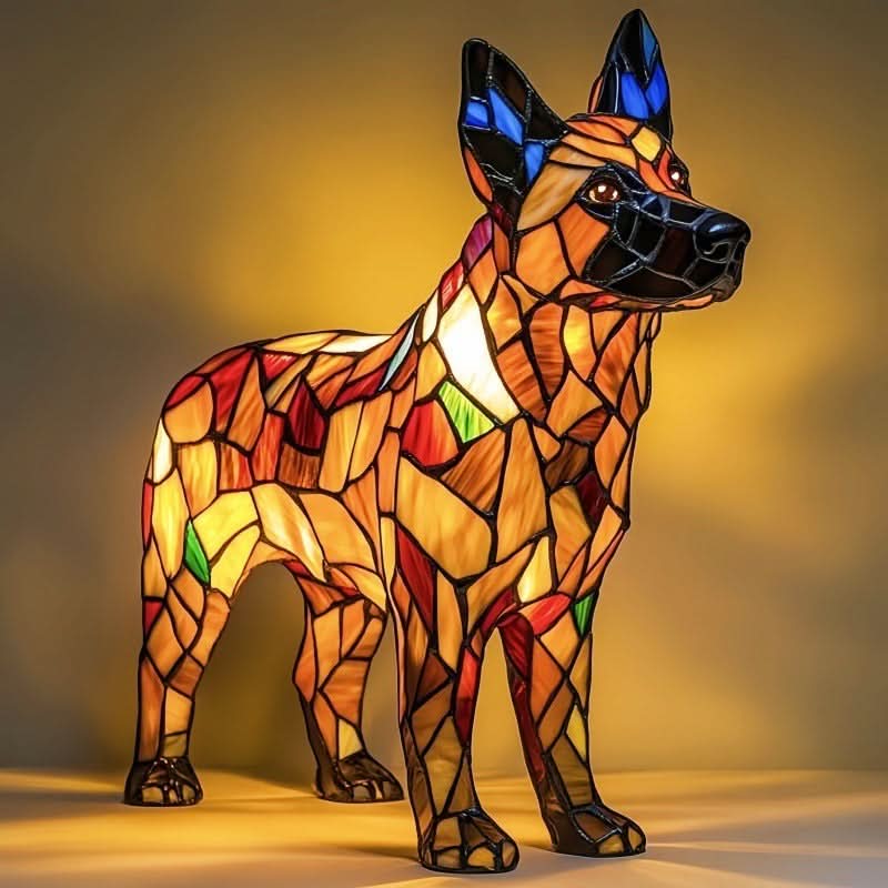 Dog Light Figure | Artistic LED Night Light for Animal Lovers