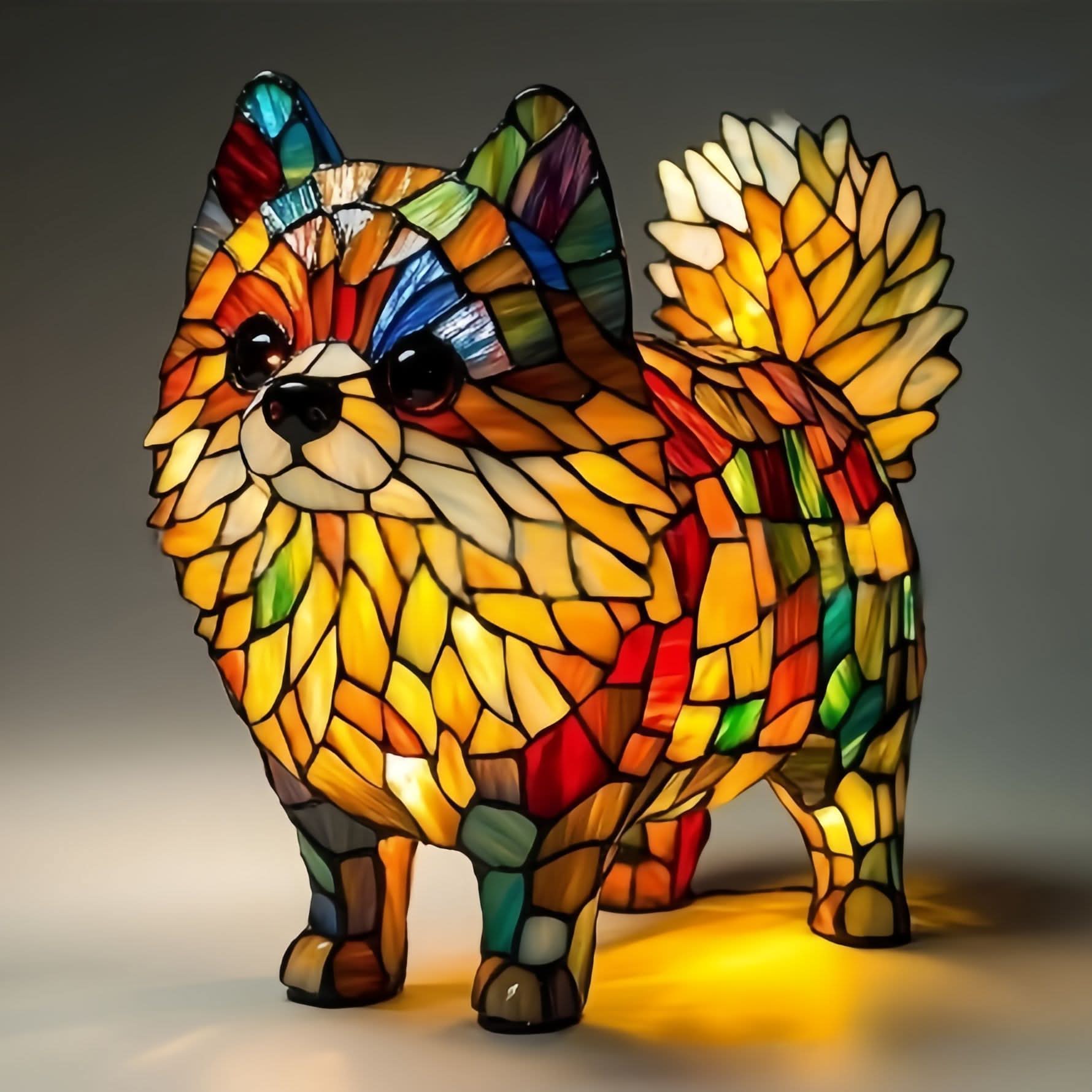 Dog Light Figure | Artistic LED Night Light for Animal Lovers