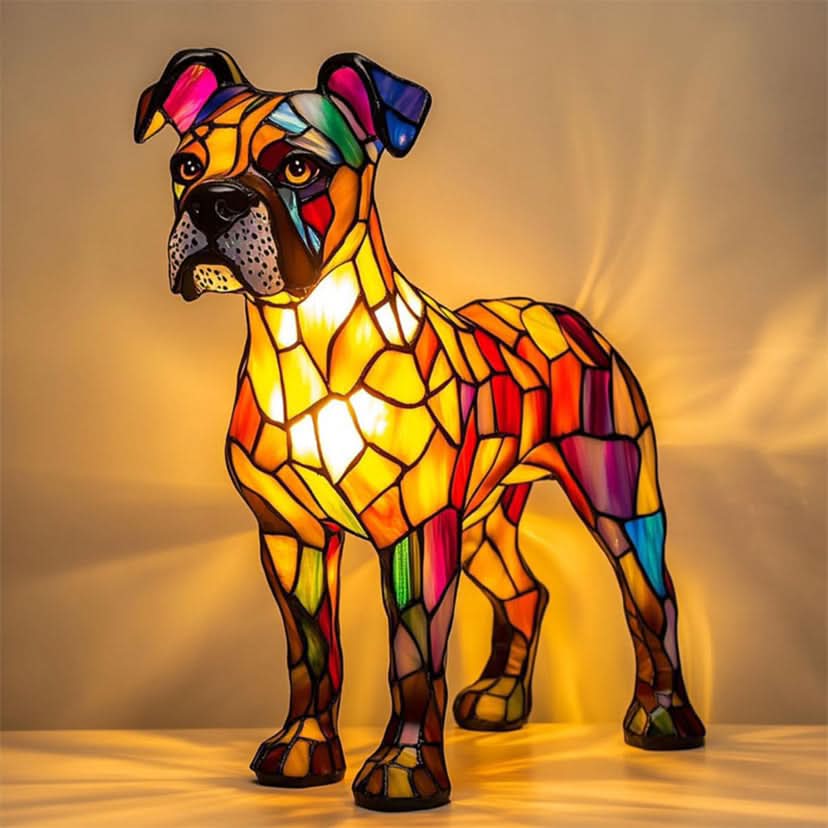 Dog Light Figure | Artistic LED Night Light for Animal Lovers