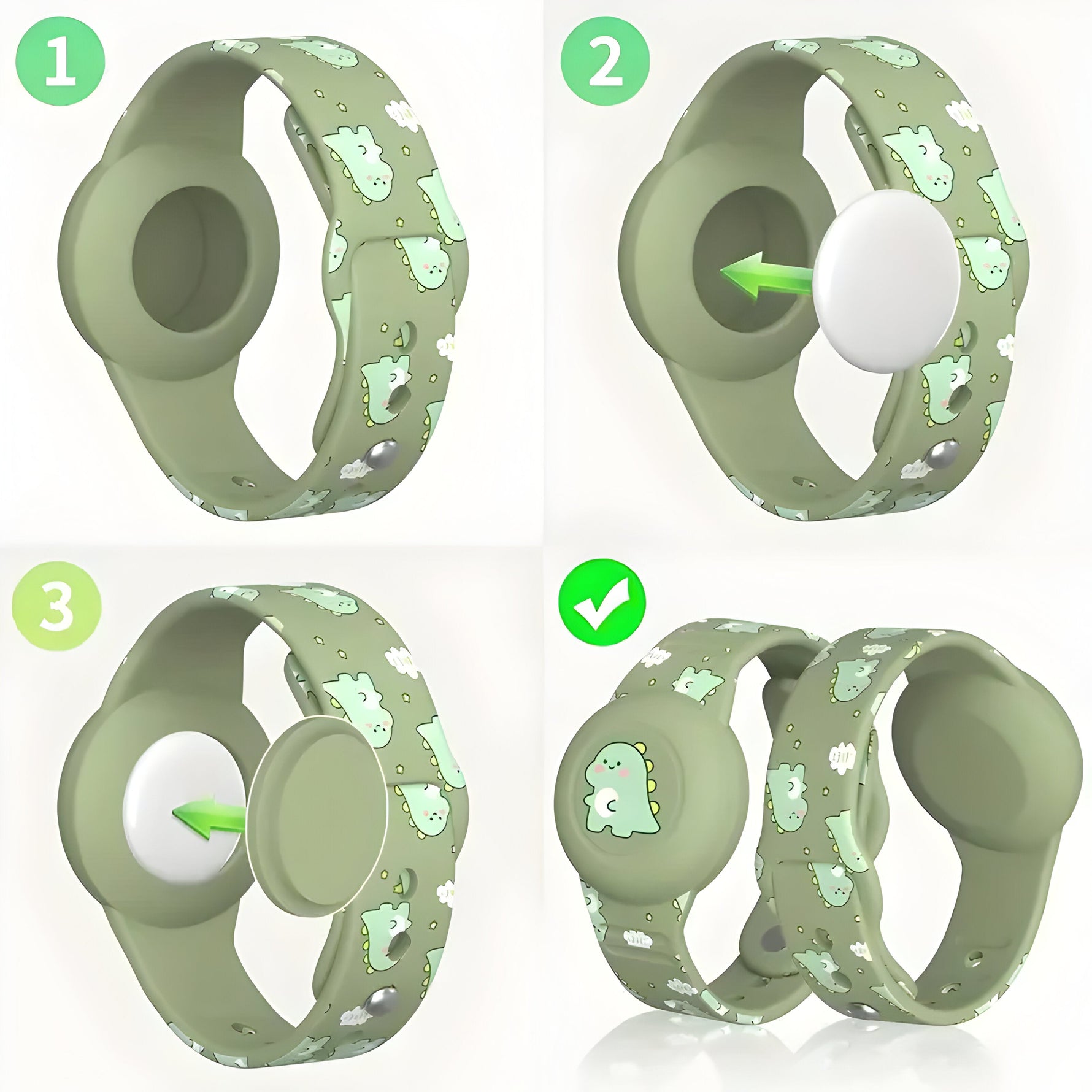 Intelligentes GPS-Armband für Kinder | Verfolgen Sie den Standort | Verstellbares Silikonband