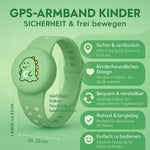 Intelligentes GPS-Armband für Kinder | Verfolgen Sie den Standort | Verstellbares Silikonband
