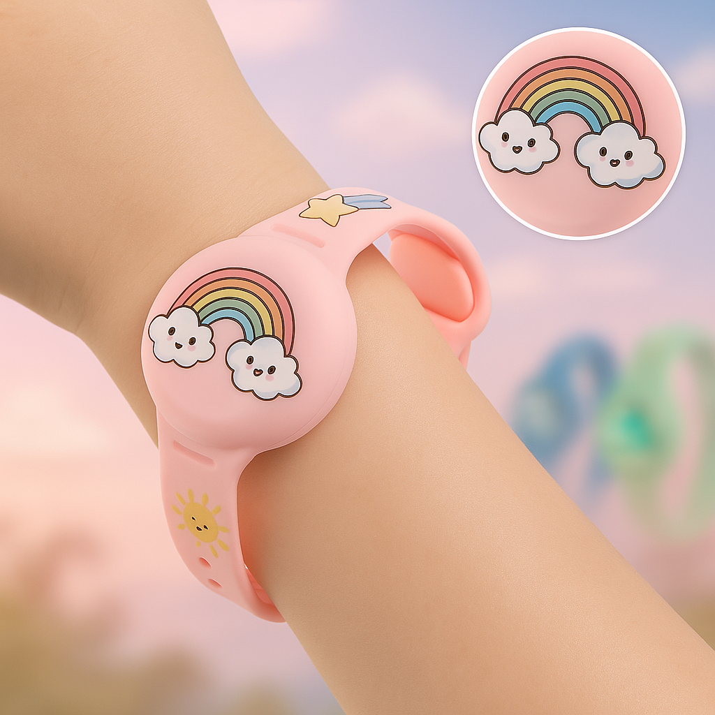 Intelligentes GPS-Armband für Kinder | Verfolgen Sie den Standort | Verstellbares Silikonband