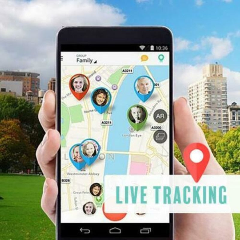 Kompakter GPS-Tracker mit Echtzeit-Überwachung und SOS-Funktion