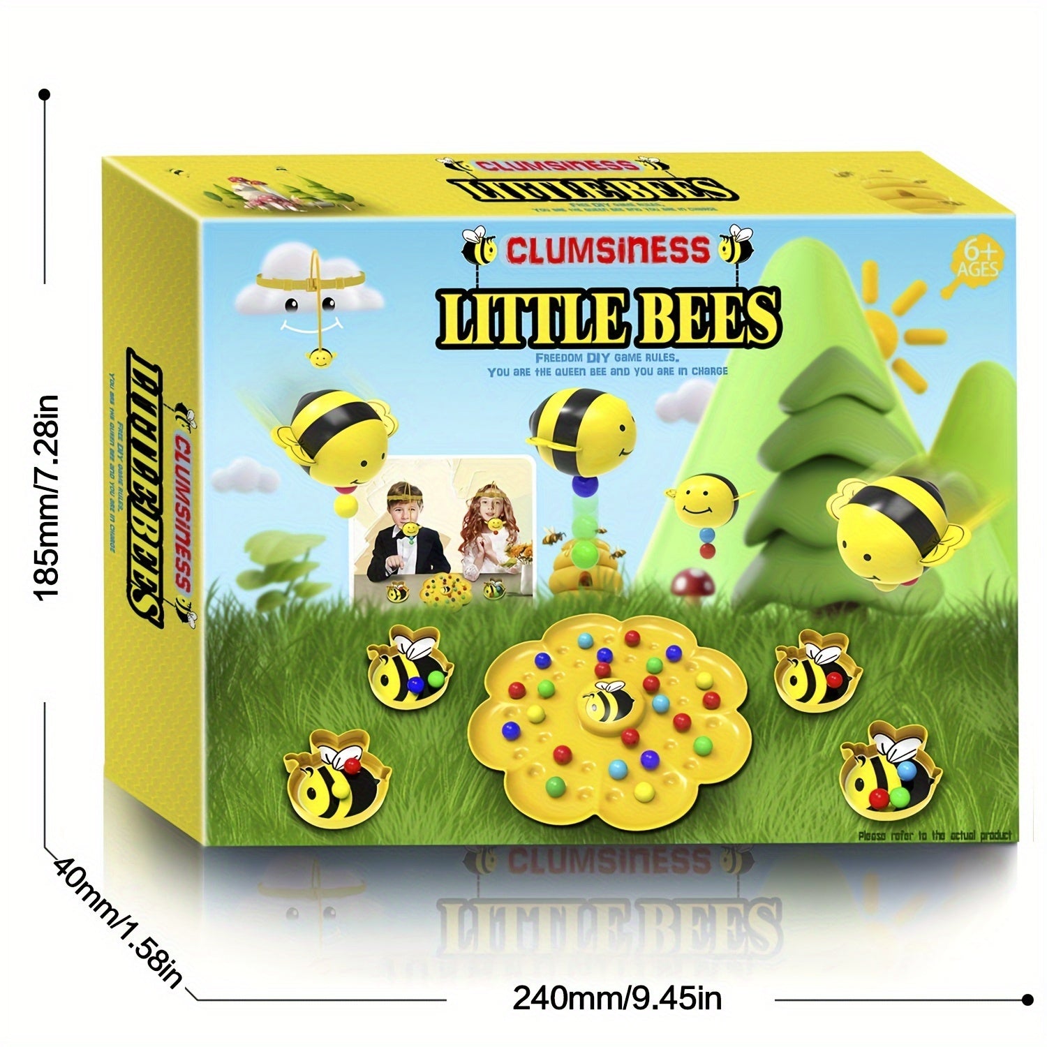 Bienenchaos - Magnetisches Holzspiel für Kinder