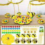 Bienenchaos - Magnetisches Holzspiel für Kinder
