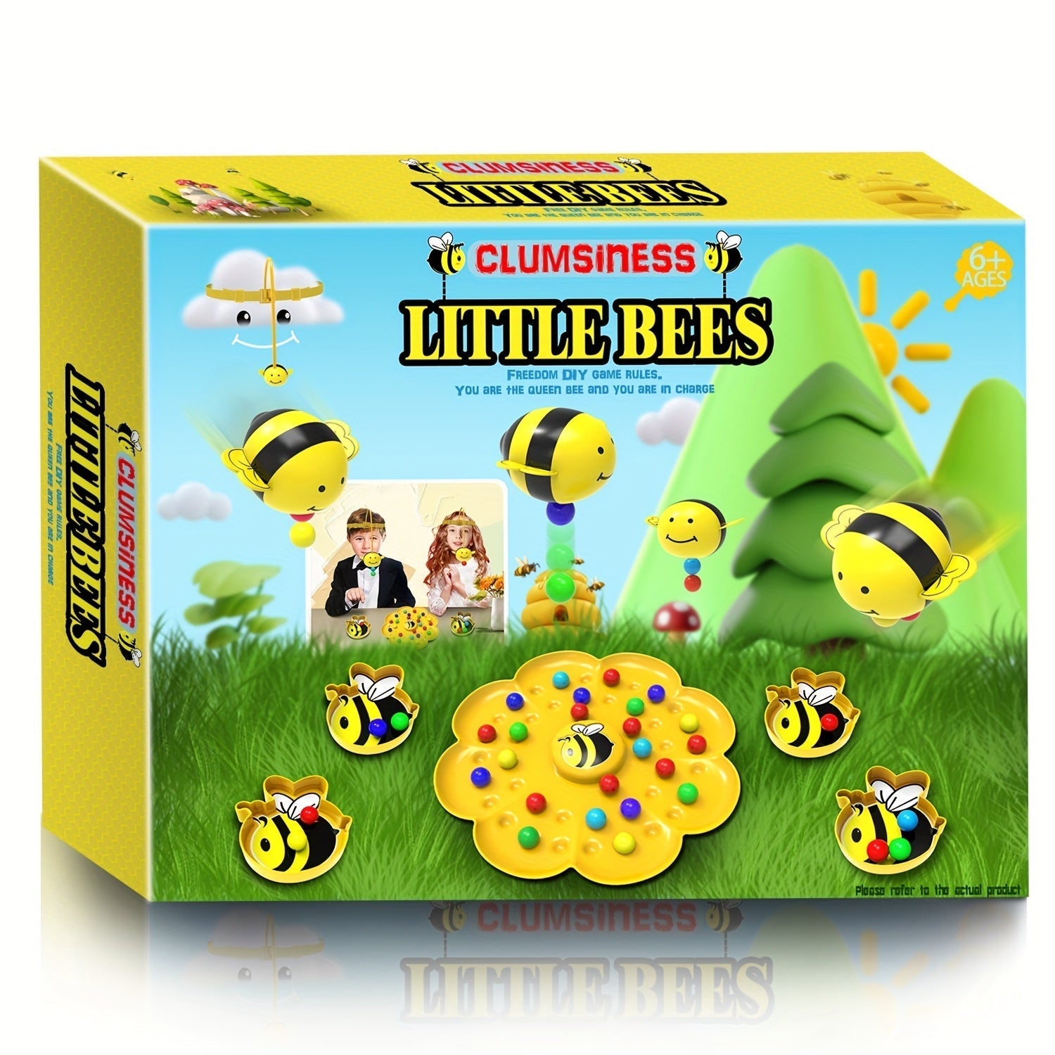 Bienenchaos - Magnetisches Holzspiel für Kinder