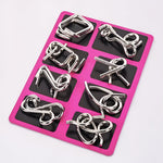 Fun Metal Puzzle for Clever Minds – Brain Teaser Game Set