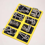 Fun Metal Puzzle for Clever Minds – Brain Teaser Game Set