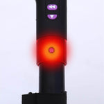 Secure walking aid with fall alarm and individually adjustable height