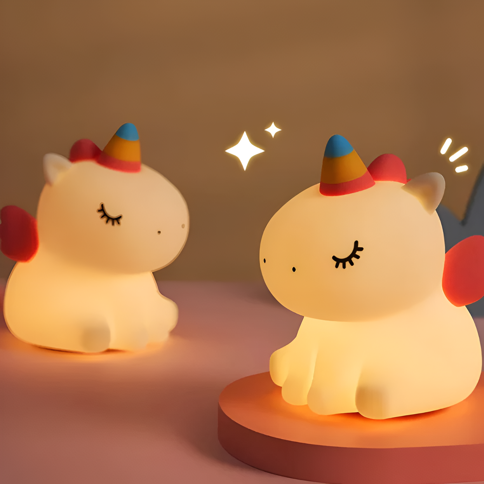 Charming rechargeable LED night light for any room