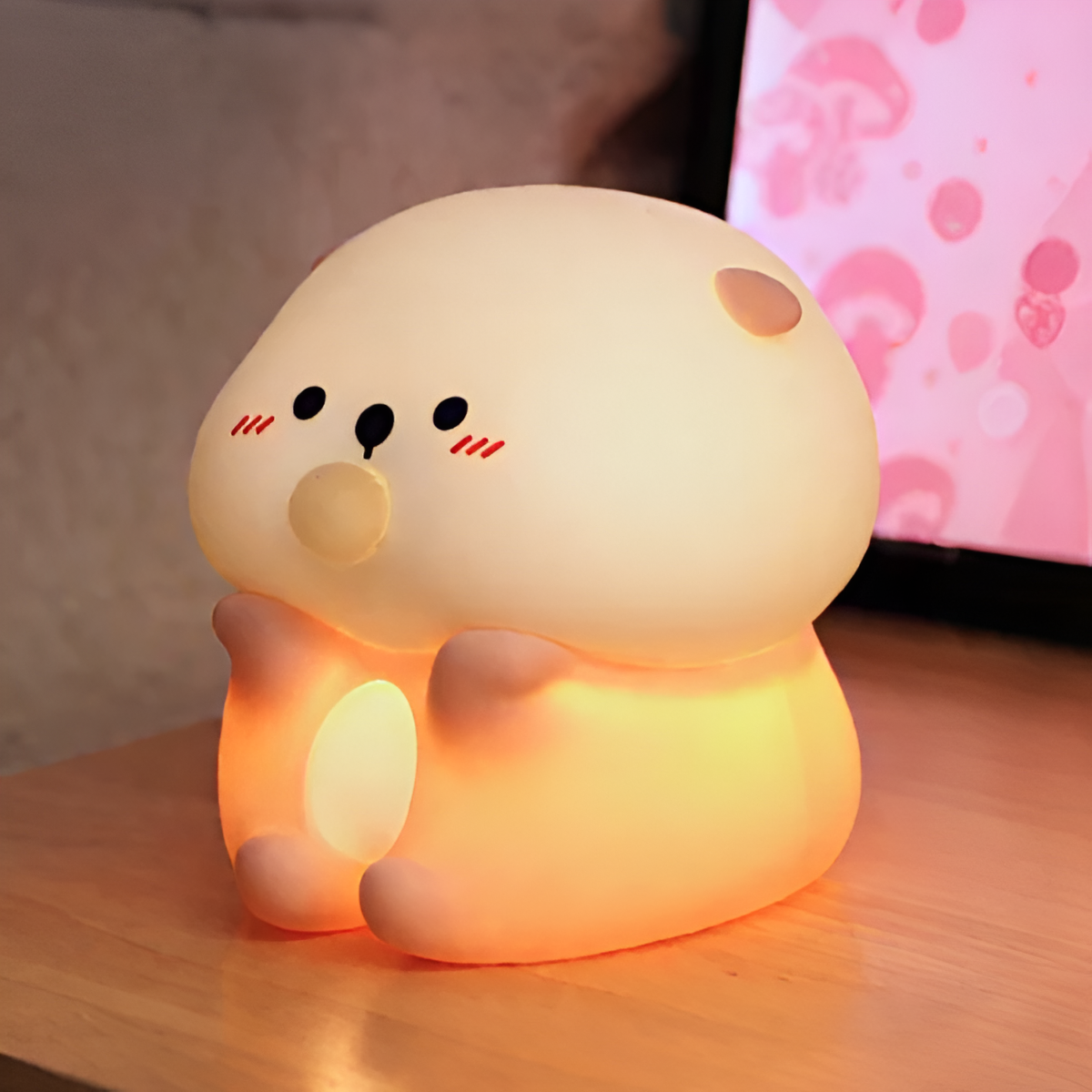 Charming rechargeable LED night light for any room