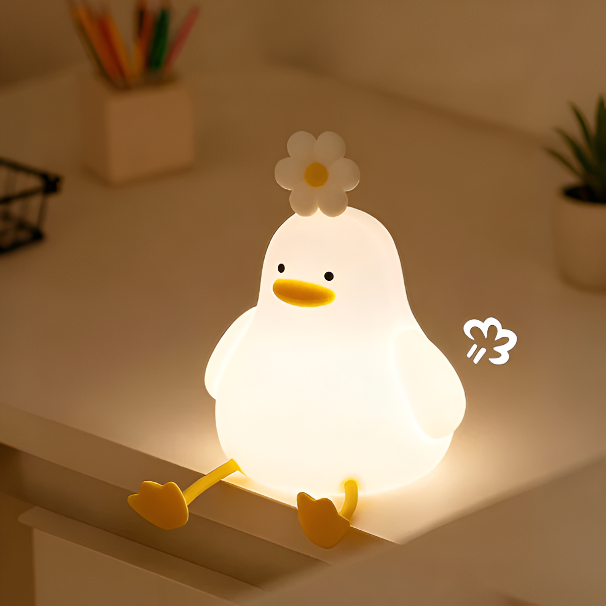 Charming rechargeable LED night light for any room