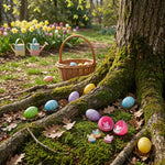 Colourful Easter Eggs with Erasers – Set of 48 for Kids