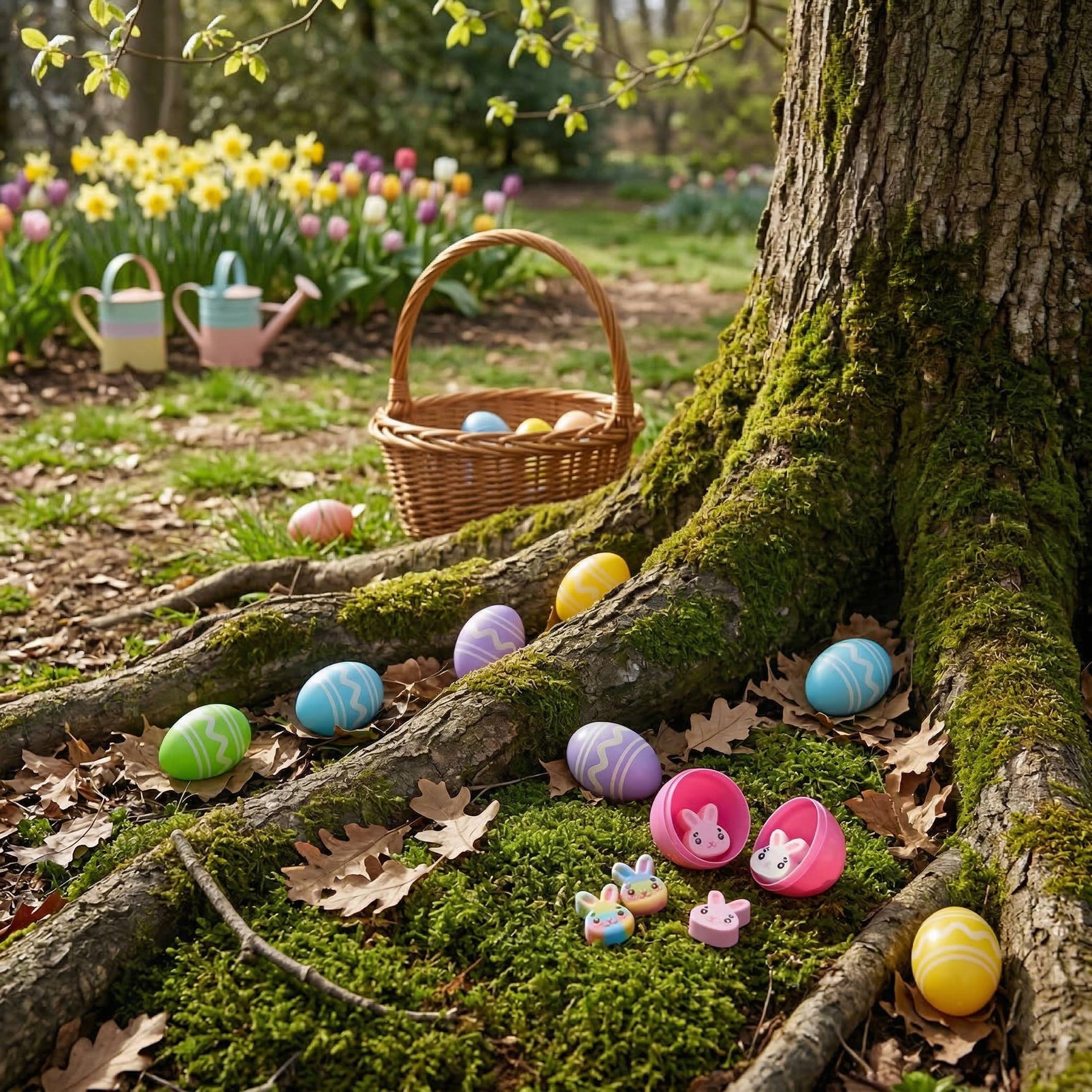 Colourful Easter Eggs with Erasers – Set of 48 for Kids